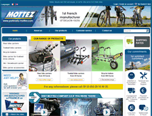 Tablet Screenshot of bicyclerack-mottez.com